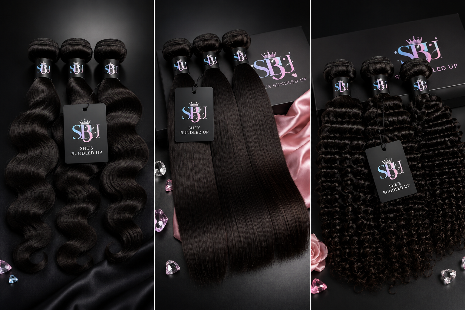She's Bundled Up premium hair bundles
